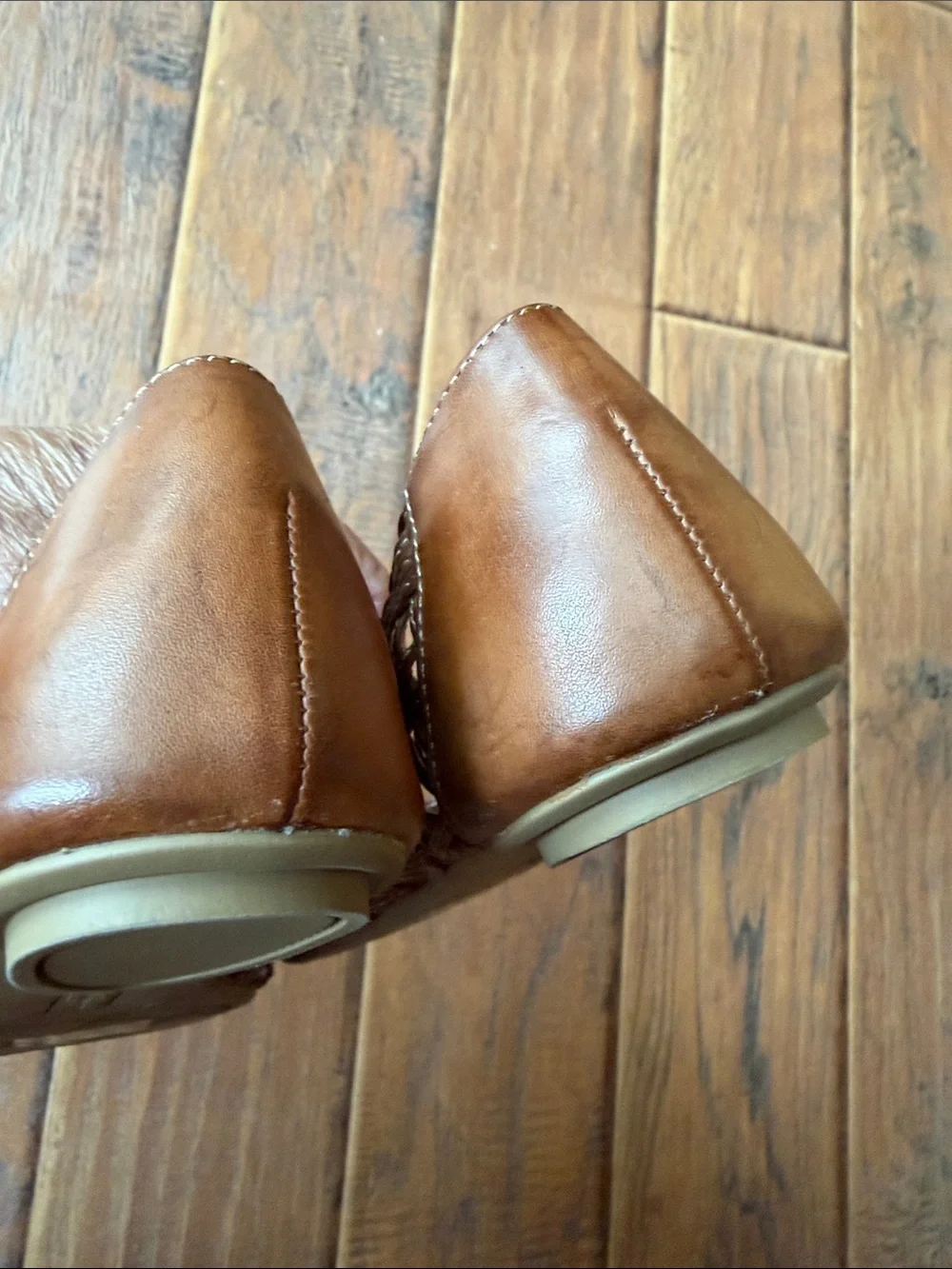 Christian Siriano Woven Brown/Tan Women's Flats -Size 9
